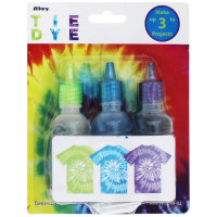 Набір фарби для фарбування тканини Allary Tie Dye Kit, зелений, синій, фіолетовий (608-02)