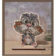 Набір для вишивання хрестиком на дерев'яній основі Рукодільна забіяка (НШ-00095)