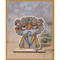 Набір для вишивання хрестиком на дерев'яній основі Я не знаю... (НШ-00096)