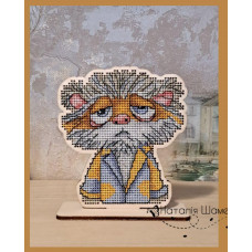 Набір для вишивання хрестиком на дерев'яній основі Я не знаю... (НШ-00096)