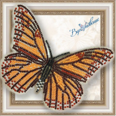 Набор для вышивки бисером АртСоло 3D Бабочка «Данаида Монарх»(BGP-001)