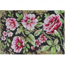 Набір для вишивання хрестиком Luca-S Декоративний килимок Квіти (CB002)