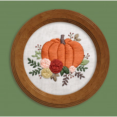 Набір для вишивання гладдю «Осінній мотив» Ø130 мм (GL-3)