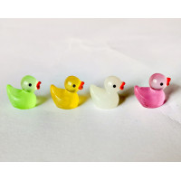 Міні-качечки, для декору Only, світяться в темряві, 1,5х2, 4 шт (0034111)