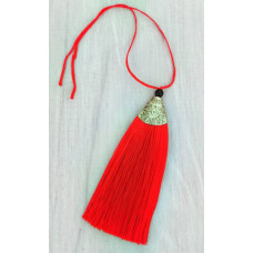 Китиця декоративна червона Only, довжина - 8 см (003422)