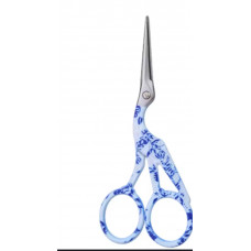 Ножиці для вишивки Only Ножички-чапельки в біло-сині квіти, висота 9 см (00343544)