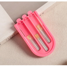 Футляр для голок (Малиновий) Only + 30 гобеленових голок (22,24,26) (BY1502-5) Футляр для голок (Малиновий) Only + 30 гобеленових голок (22,24,26) (BY1502-5)