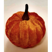 Велюровий гарбузик темно-помаранчевий Only, 5 см (00343566)