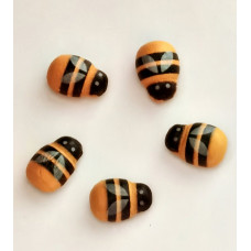 Набір об'ємних прикрас Only Бджілки дерев'яні на ліпучці, 1х1см, 5 шт(00343593) Набір об'ємних прикрас Only Бджілки дерев'яні на ліпучці, 1х1см, 5 шт(00343593)