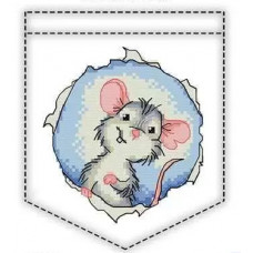 Набір для вишивання хрестиком Мишка (MFL-003)
