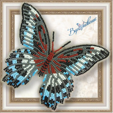 Набір для вишивання бісером АртСоло 3D Метелик «Вітрильник Полімнестор»(BGP-004)