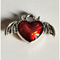 Підвіска (шармик) Only Серце вампіра, 1,8х1,1 (К-15)