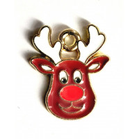 Підвіска (шармик) Only Різдвяний олень, 1,8х2 см (К-31)