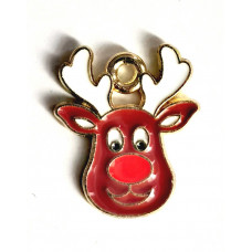 Підвіска (шармик) Only Різдвяний олень, 1,8х2 см (К-31)