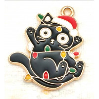 Підвіска (шармик) Only Кіт в гірлянді, 2х2,5 см, 1 шт (К-004034)