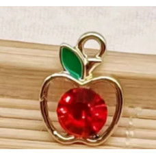 Підвіска (шармик) Only Шармик Яблучко з кристалом, 1,5х1,2 (К-0036) Підвіска (шармик) Only Шармик Яблучко з кристалом, 1,5х1,2 (К-0036)