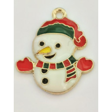 Підвіска (шармик) Only Сніговичок в рукавичках, 2,3*2,3 см.(К-004064)