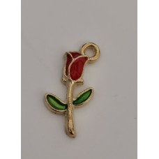 Підвіска (шармик) Only Червона троянда, 1,8х0,8 см (К-0079)