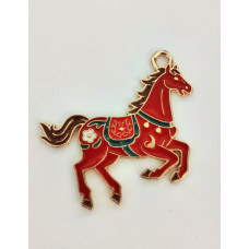 Підвіска (шармик) Only Коник червоний, 3х2,5 (К-0082)