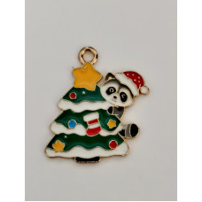 Підвіска (шармик) Only Єнот з ялинкою, 2,5х2,3 см. (К-0084)