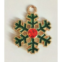 Підвіска (шармик) Only Різдвяна сніжинка, 2х2 (К-10)