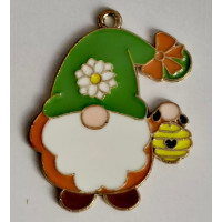 Підвіска (шармик) Only Гном-бджоляр, 3,5х2,8 (К-12)