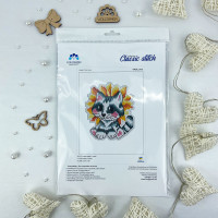 Набір для вишивання хрестиком VOLOSHKA Брелок Єнот (VPC_004)