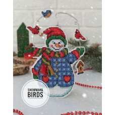 Набор для вышивания крестиком Затишні хрестики, Snowman&Birds (В005)