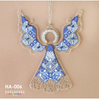 Набір для вишивання Кольорова Новорічна іграшка Крижане сяйво (НА-006)