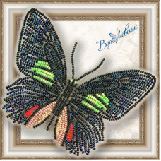 Набір для вишивання бісером АртСоло 3D Метелик "Parides sesostris zestos"(BGP-006)
