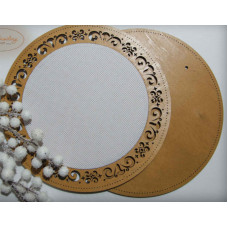 Рамка кругла з натягнутою канвою Embroidery Craft, 23*23/17*17 (RKd-006)