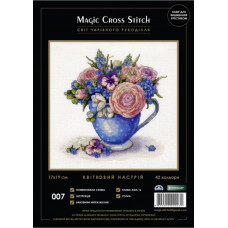 Набір для вишивання хрестиком Magic Cross Stitch Квітковий настрій (mcs-007)