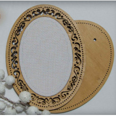 Рамка овальна з натягнутою канвою Embroidery Craft, 12*16/8*12 (ROd-007)