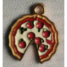 Підвіска (шармик) Only Піца 1,5х1,8 см (Ш-0083)