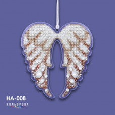 Набір для вишивання Кольорова Новорічна іграшка Небесна грація (НА-008)