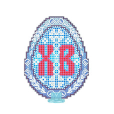 Набір для вишивання хрестиком VOLOSHKA Пасхальне яйце (VPF_009)