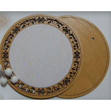 Рамка кругла з натягнутою канвою Embroidery Craft, 16*16/12*12 (RKd-009)