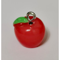 Підвіска (шармик) Only Червоне яблучко, 1,5х1,2 см. (К-100)