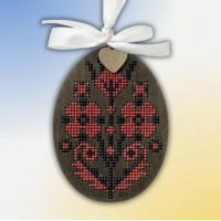 Набір для вишивки нитками на дерев’яній основі «Писанка. Кіровоградщина» FLW-101