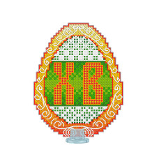 Набір для вишивання хрестиком VOLOSHKA Пасхальне яйце (VPF_012)