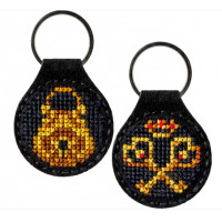 Набір для вишивання нитками на штучній шкірі Чарівна країна FLHL-013