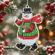 Набір для вишивання Кольорова Морозний друг (NDN-014) Набір для вишивання Кольорова Морозний друг (NDN-014)