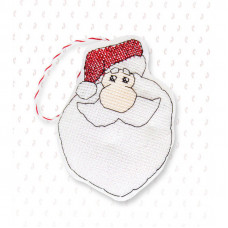 Набір для вишивання хрестиком Luca-S Новорічна іграшка Дід Мороз (JK014)