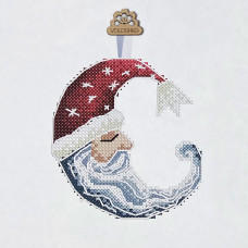 Набір для вишивання хрестиком VOLOSHKA Новорічна іграшка Місяць (VPC_015)