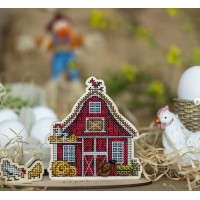 Набір для вишивання хрестиком Затишні хрестики Курник (М019)