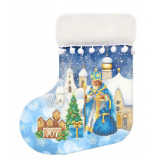 Чобіток для подарунків святковий Св.Миколай з подарунками VIRENA (ЧН_020)