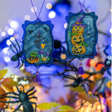 Набір для вишивання хрестиком Затишні хрестики Гарбузові пустощі (М022акр)