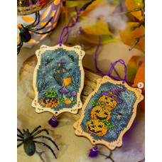 Набір для вишивання хрестиком Затишні хрестики Гарбузові пустощі (М022)
