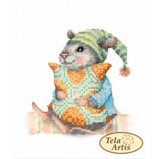 Схема для вишивки бісером Tela Artis Мишка-сплюшка (ТД-023)
