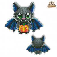 Набір для вишивання хрестиком VOLOSHKA Кажан з гарбузиком (VPC_025)